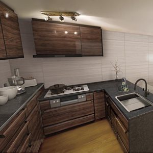 Hệ Tủ Bếp Nhật Bản Cao Cấp Lemure Chữ U