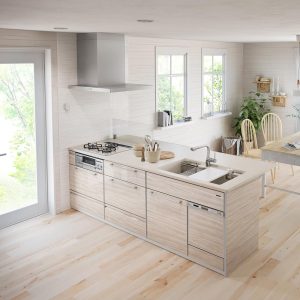 Hệ Tủ Bếp Nhật Bản Treasia Có Bàn Đảo Cao Cấp